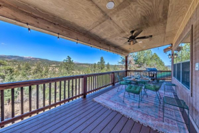 Winnies Cabin Ruidoso Retreat Deck and Mtn Views